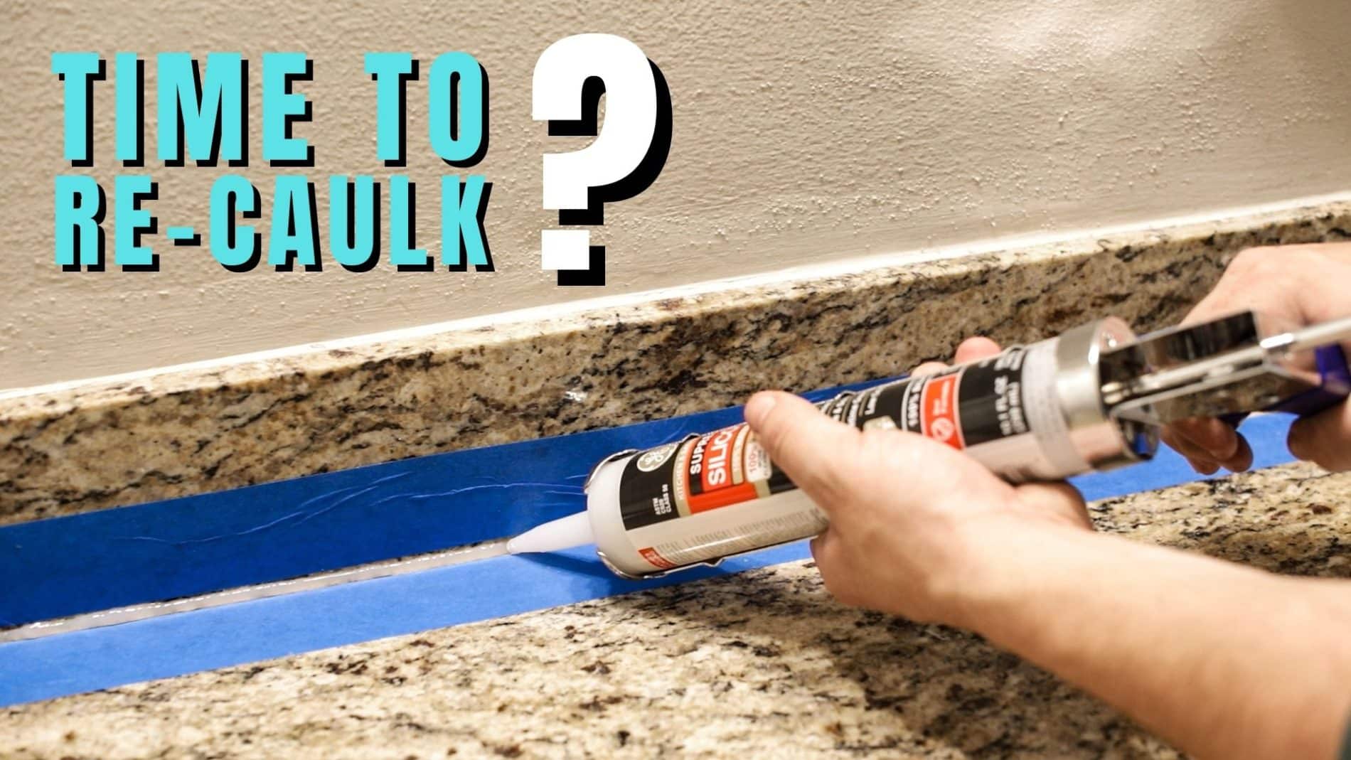 ReCaulk Your Bathroom Money Saving DIY