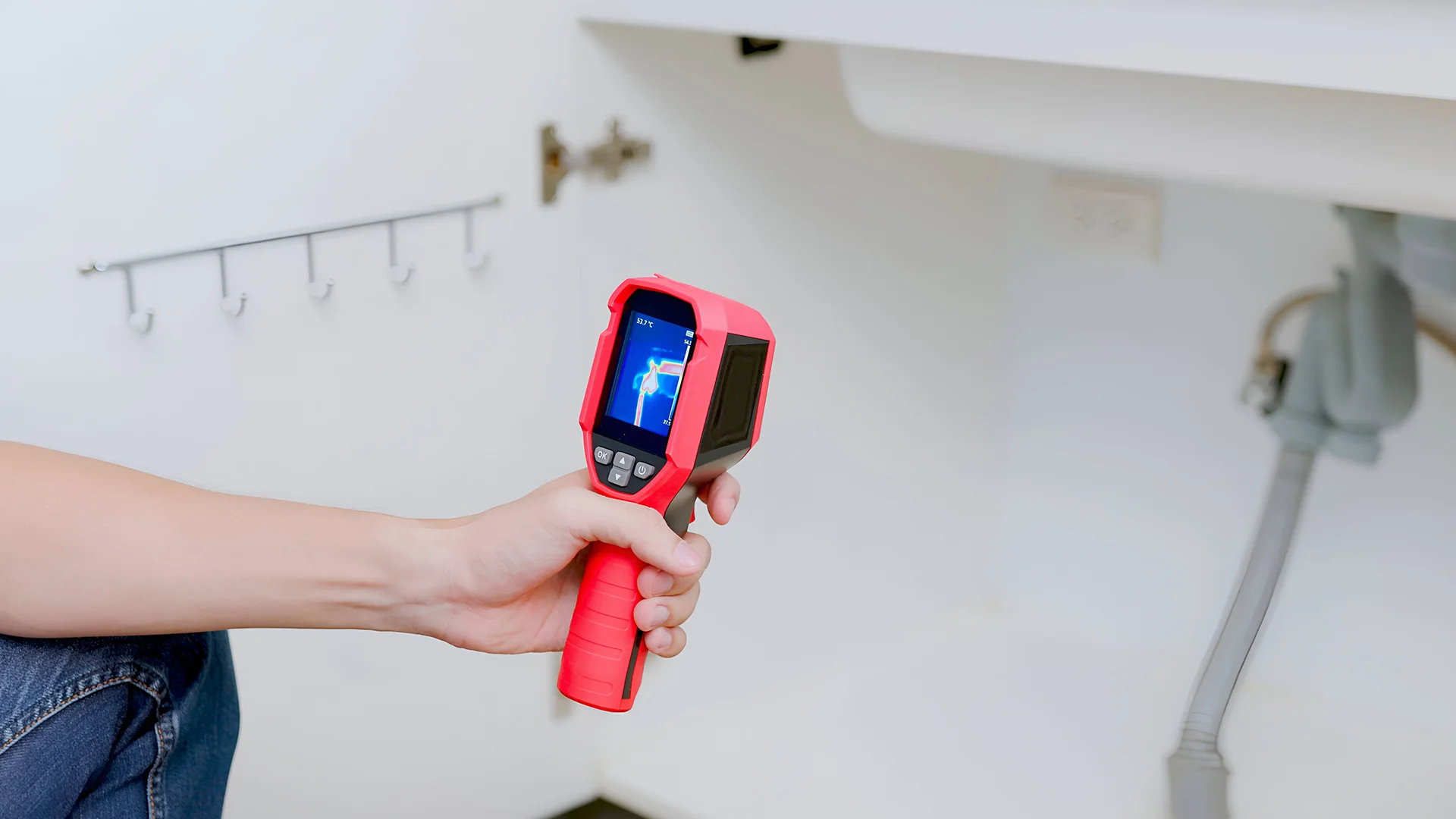 Home inspector use thermal imager